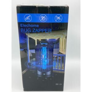 Bug Zapper for Indoor Outdoor, Rechargeable Mosquito Zapper with 3600V High